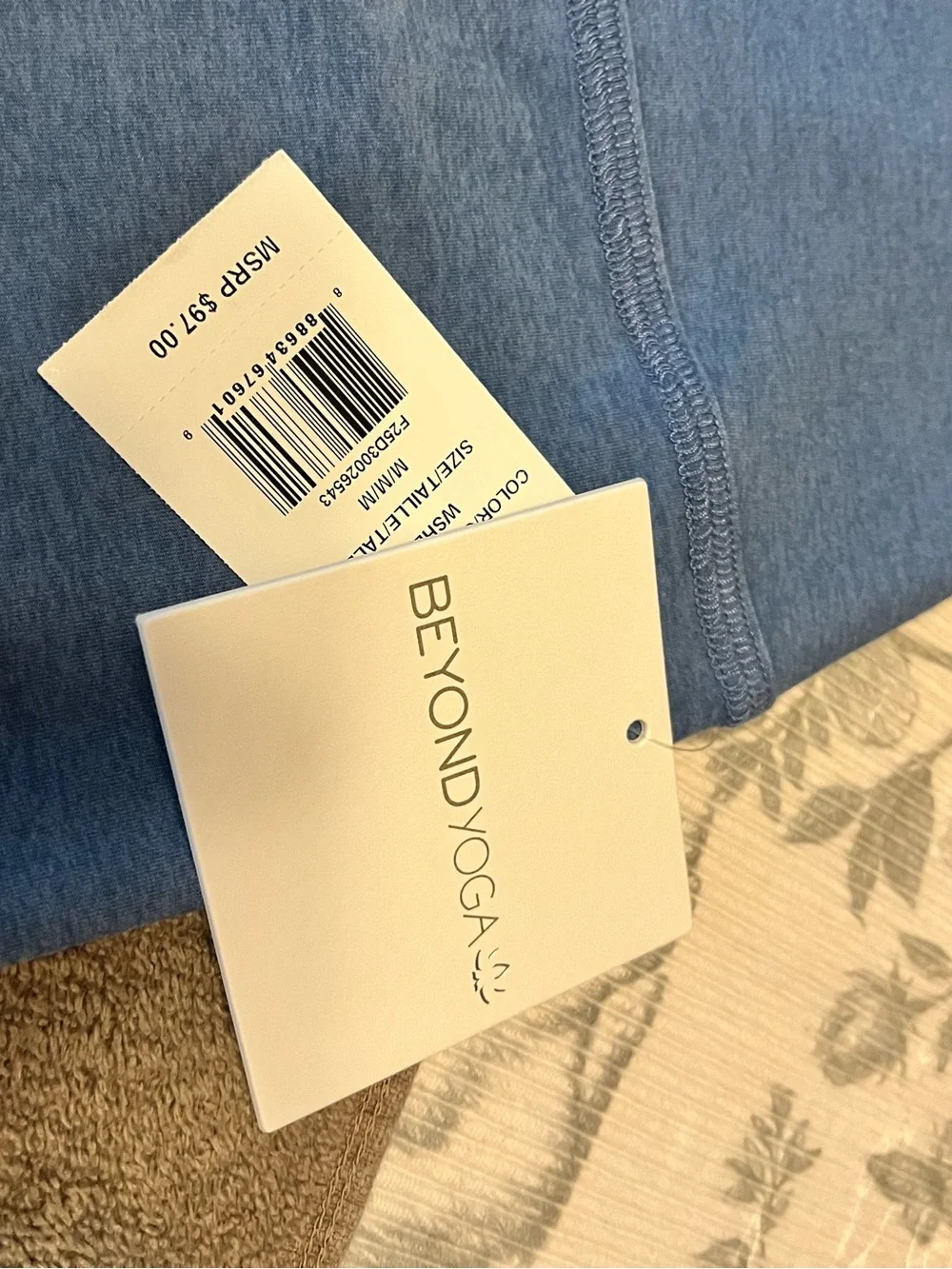 Beyond Yoga Seamless Blue High-Waist Leggings